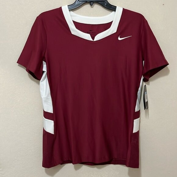 Nike Stock Untouchable Speed Women’s Lacrosse Short Sleeve Jersey (CD8405-612) - Picture 1 of 7